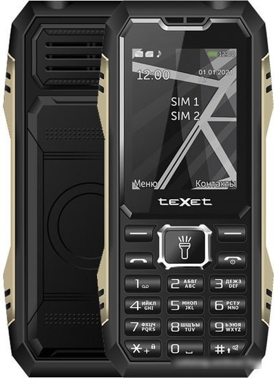 Мобильный телефон TeXet TM-D424 (черный) - фото 1 - id-p215022379