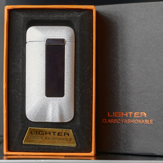 Импульсная зажигалка двойная сенсорная Lighter Контуры фактурная - фото 6 - id-p215022808