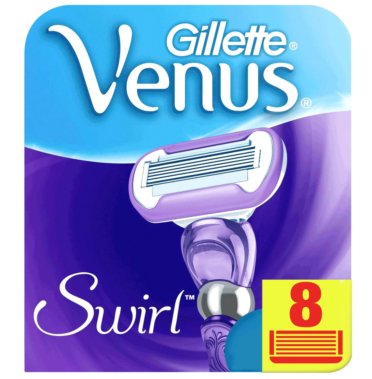 Сменные кассеты Gillette Venus Swirl ( 8 шт ) - фото 2 - id-p215027599