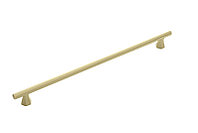 Ручка мебельная CEBI A1108 320 мм PC35 (матовое золото полимер) серия THOR