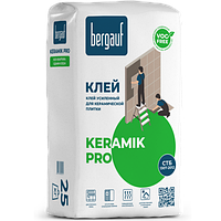 Bergauf Keramik Pro клей усиленный для плитки и керамогранита, 25 кг