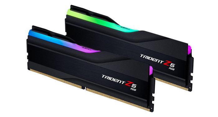 Оперативная память DDR5 32Gb KiTof2 PC-54400 6800MHz G.Skill Trident Z5 RGB (F5-6800J3445G16GX2-TZ5RK) - фото 1 - id-p215030207