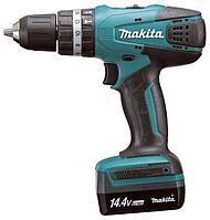 Дрель-шуруповерт ударная Makita HP347DWE аккум. патрон:быстрозажимной (кейс в комплекте)