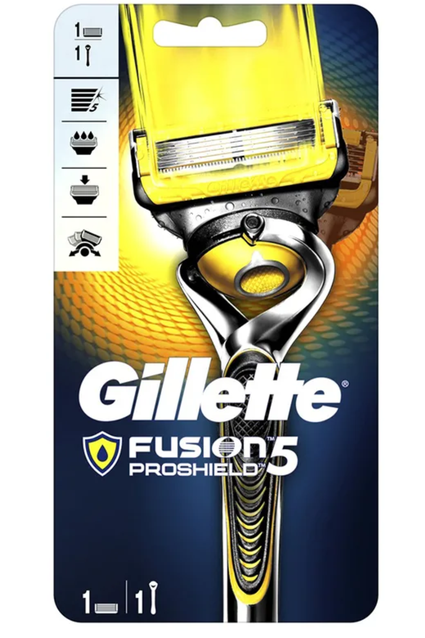 Бритвенный станок Gillette Fusio5 Proshield , сменные кассеты 1 шт - фото 1 - id-p215030356