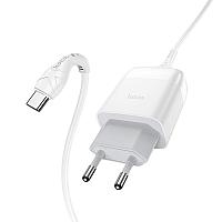 Сетевое зарядное устройствоC96A single port charger set(Type-C)(EU)белый