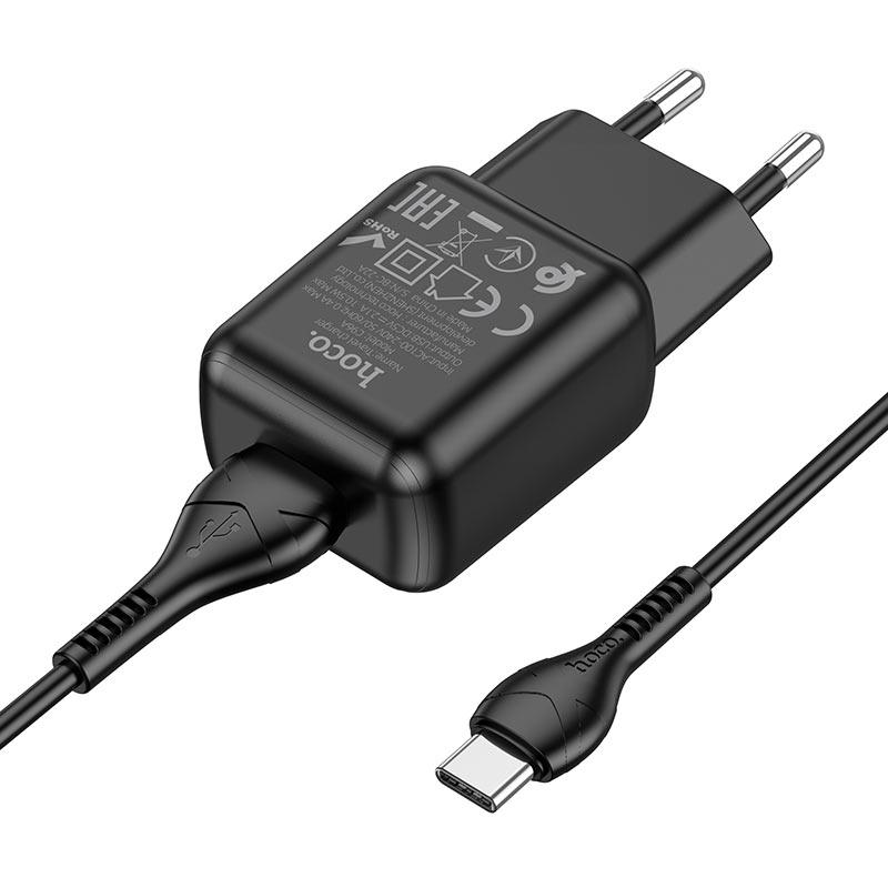 Сетевое зарядное устройство C96A single port charger set(iP)(EU)черный - фото 1 - id-p215030364