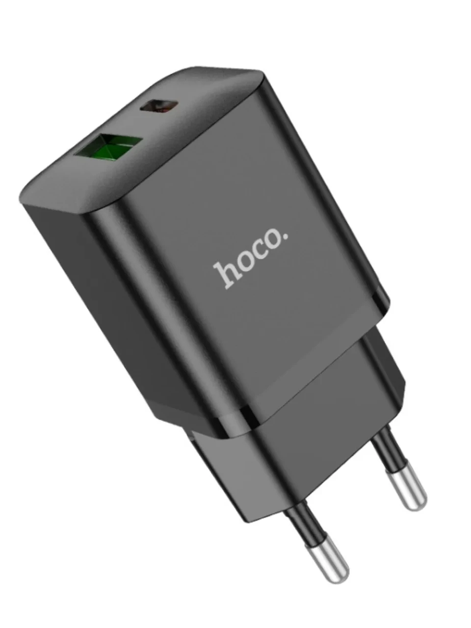 Сетевое зарядное устройство N28 Founder PD20W+QC3.0 charger(EU)черный - фото 1 - id-p215030540