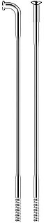 Спица Pillar PSR TB 2015 x 288 мм. J-bend, серебристый