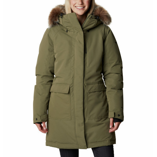 Куртка утепленная женская Columbia Little Si Insulated Parka зеленая - фото 1 - id-p215030717