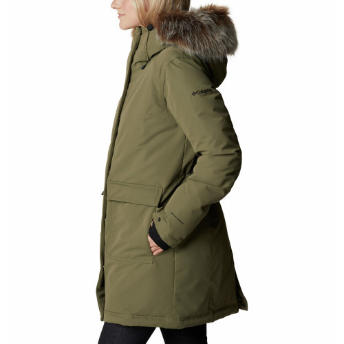 Куртка утепленная женская Columbia Little Si Insulated Parka зеленая - фото 4 - id-p215030717