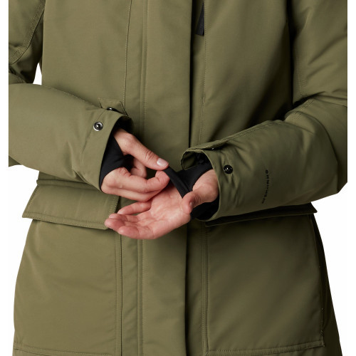 Куртка утепленная женская Columbia Little Si Insulated Parka зеленая - фото 6 - id-p215030717