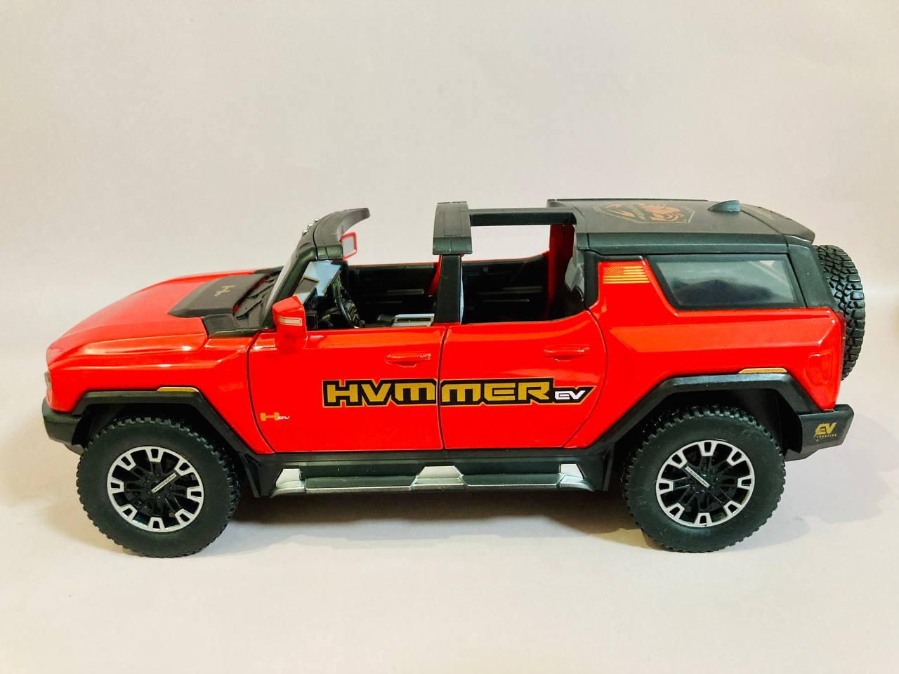 Инерционная металлическая машинка Hummer, свет, звук - фото 4 - id-p215032628