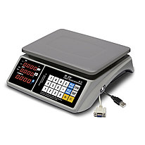 Электронные торговые весы M-ER 328 C-32.5 LED с RS-232 и USB без АКБ