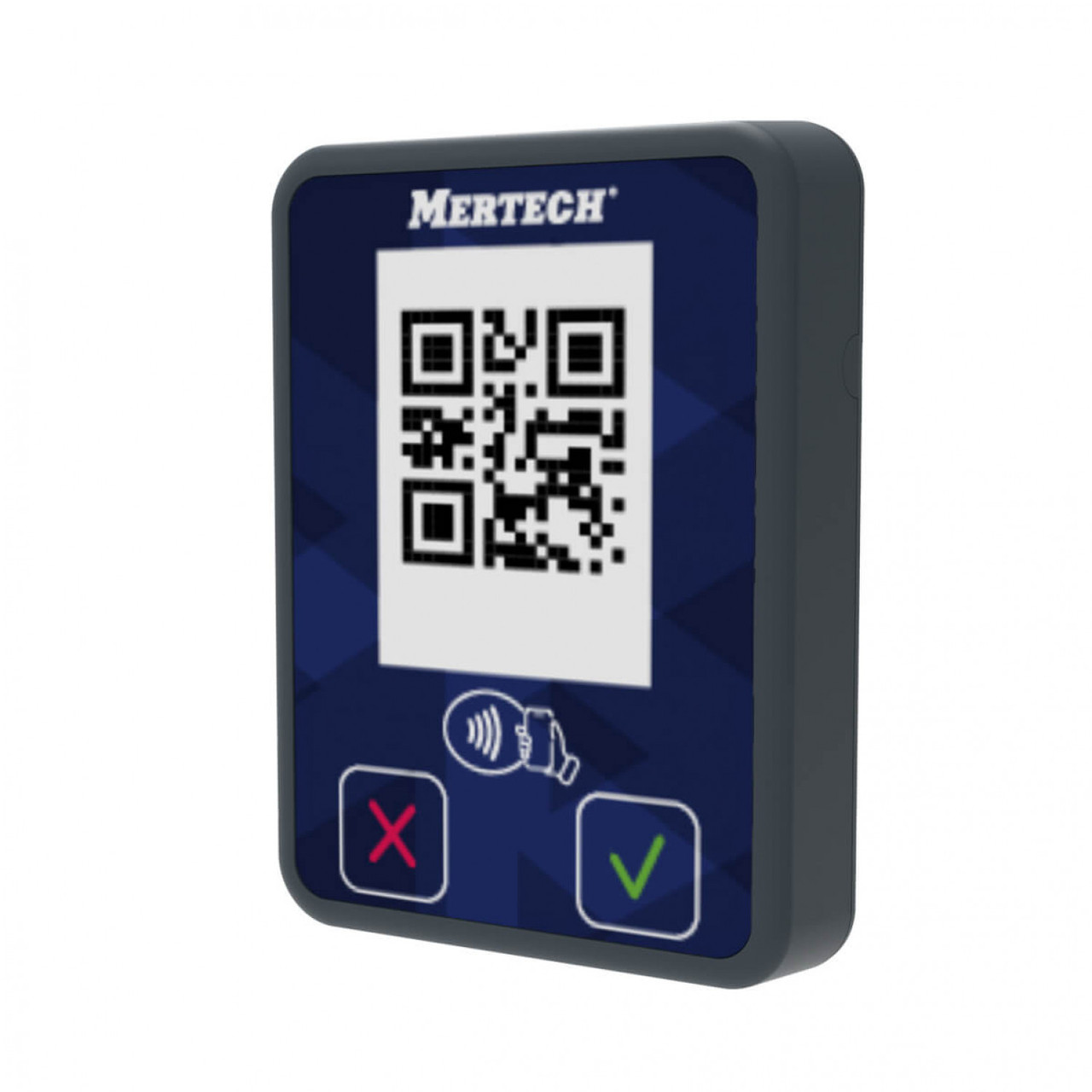 Терминал оплаты СБП MERTECH Mini с NFC серый/синий - фото 1 - id-p215030500