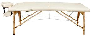 Массажный стол Atlas Sport складной 2-с 60 см деревянный + сумка в подарок (бежевый) Atlas Sport, фото 2