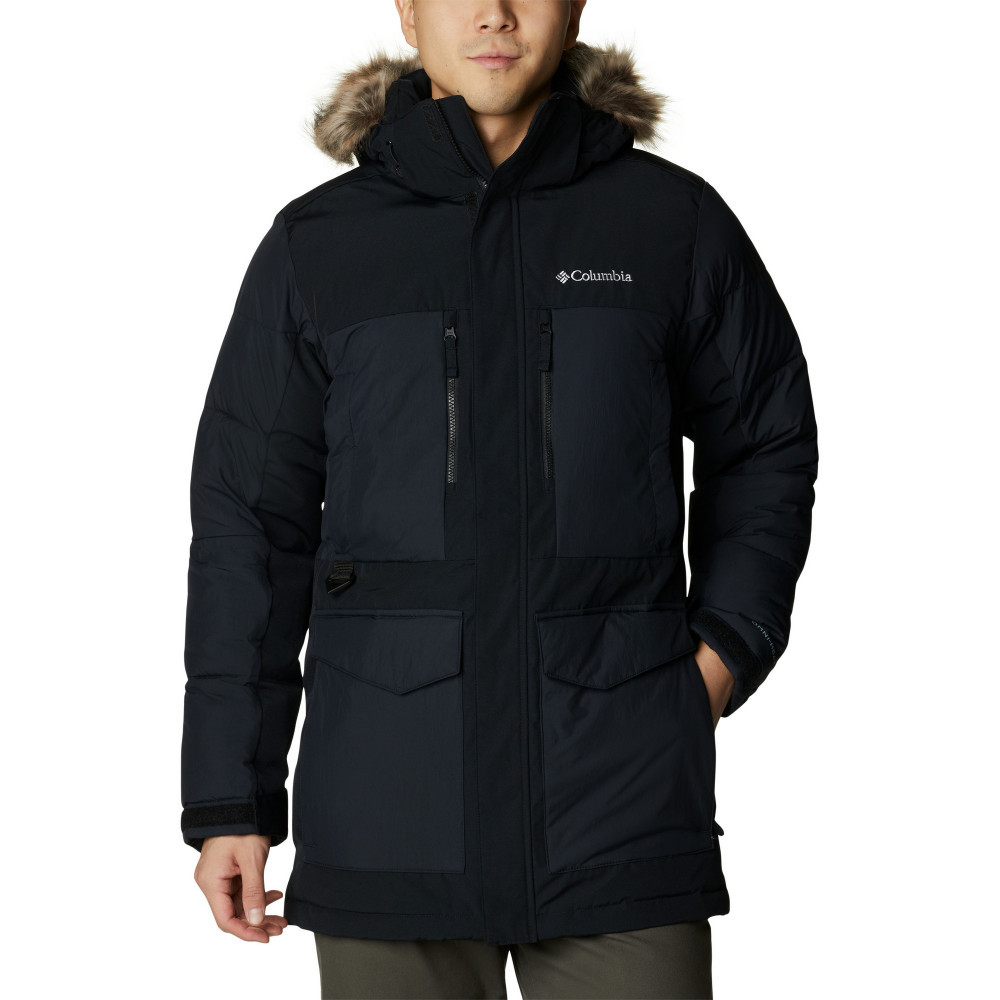 Куртка утепленная мужская Columbia Marquam Peak Fusion Parka черный - фото 1 - id-p214381808