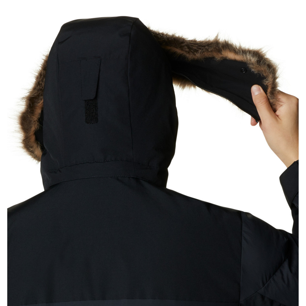 Куртка утепленная мужская Columbia Marquam Peak Fusion Parka черный - фото 7 - id-p214381808