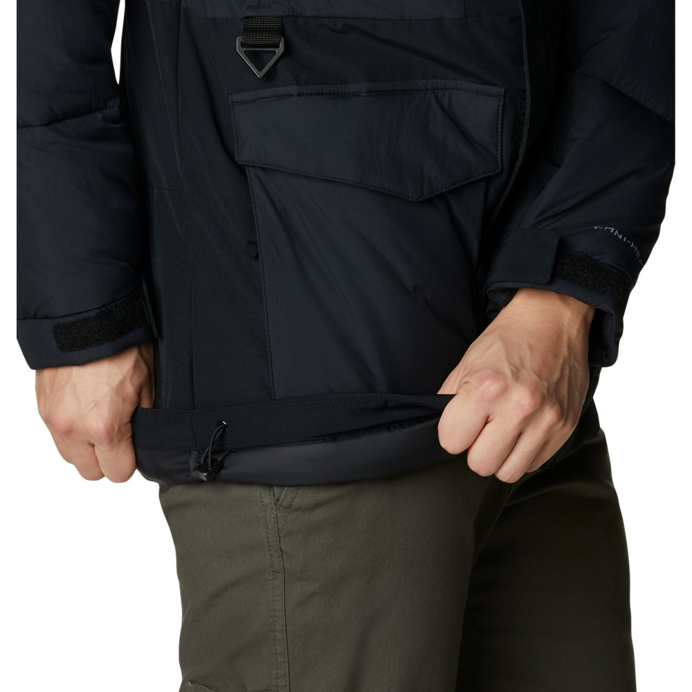Куртка утепленная мужская Columbia Marquam Peak Fusion Parka черный - фото 10 - id-p214381808