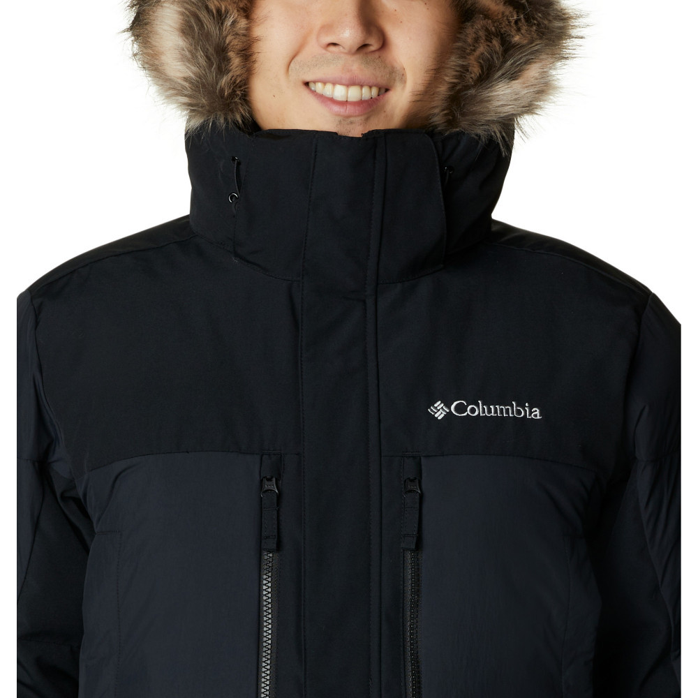 Куртка утепленная мужская Columbia Marquam Peak Fusion Parka черный - фото 4 - id-p215030847