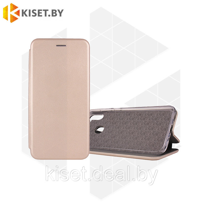 Чехол-книжка KST Book Case 3D с визитницей для Samsung Galaxy A11 / M11 золотой - фото 1 - id-p136364554