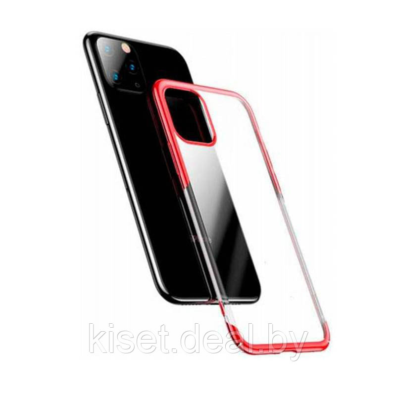 Чехол Baseus Glitter WIAPIPH65S-DW09 для iPhone 11 Pro Max красный - фото 1 - id-p159247706