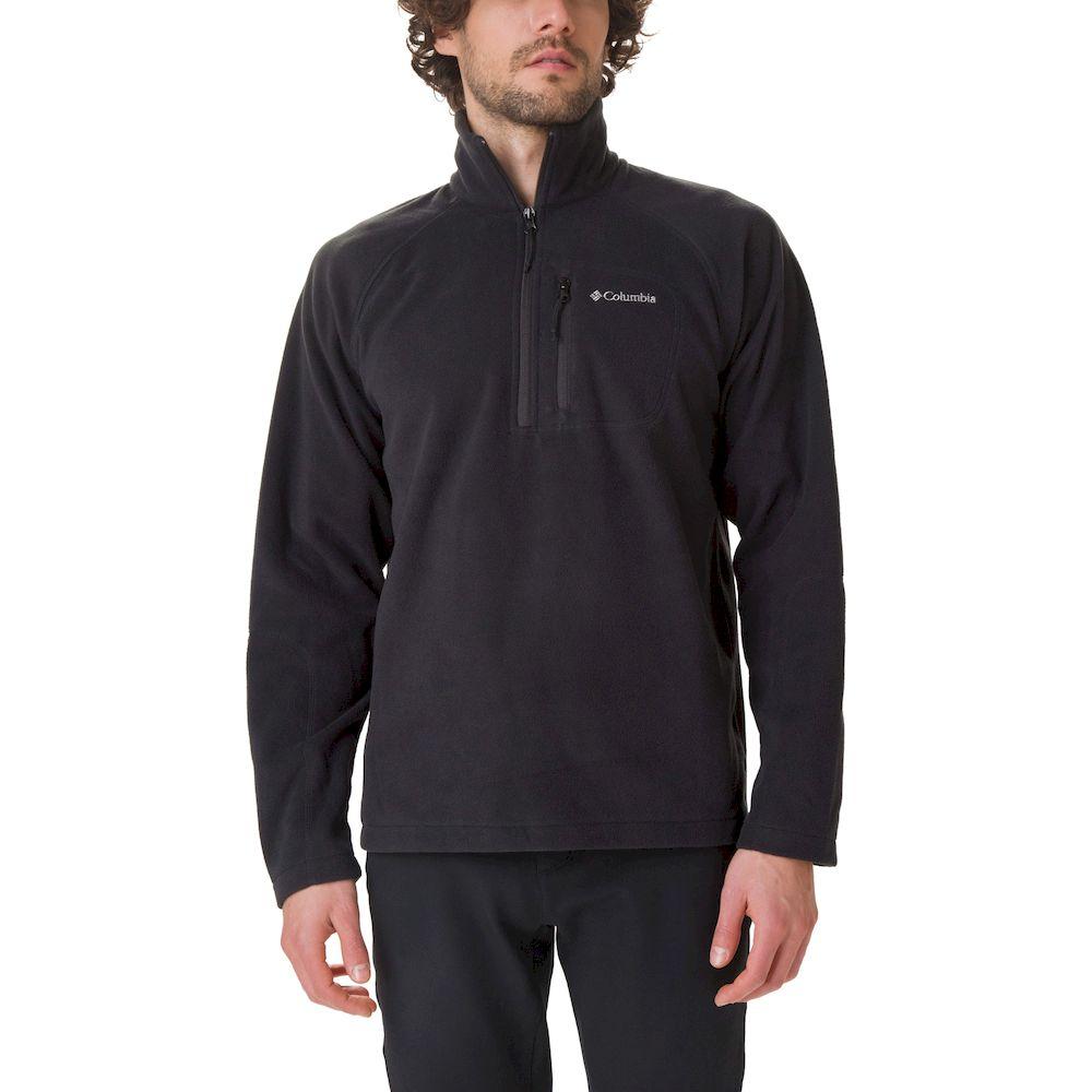 Джемпер мужской Columbia Fast Trek III Half Zip Fleece черный 1553511-011 - фото 1 - id-p215033315