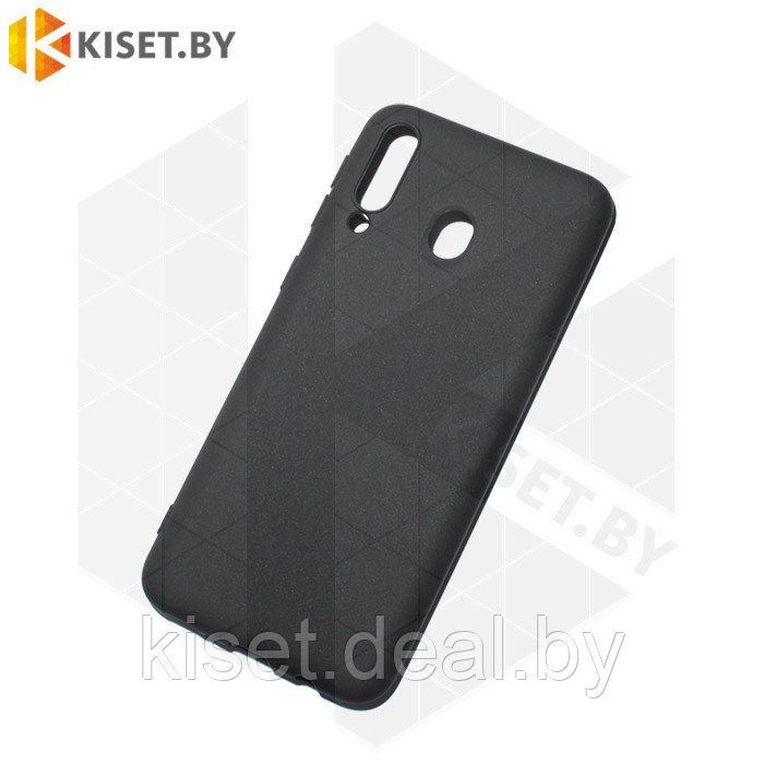 Силиконовый чехол KST MC для Samsung Galaxy M30 черный матовый - фото 1 - id-p129856621