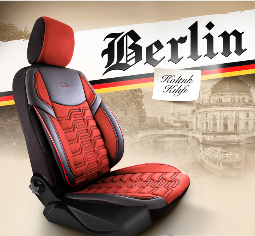 Универсальные чехлы BERLIN для автомобильных сидений / Авточехлы - комплект на весь салон автомобиля - фото 6 - id-p215035559