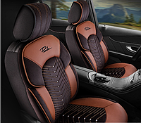 Универсальные чехлы DUBAI для автомобильных сидений / Авточехлы - комплект на весь салон автомобиля