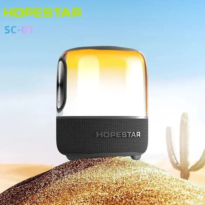 Колонка портативная музыкальная Bluetooth HOPESTAR SC-01 с микрофоном - фото 5 - id-p215035628