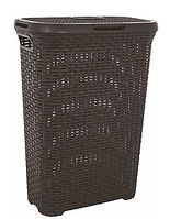 Корзина бельевая Laundry hamper 40L, Тёмно-серый