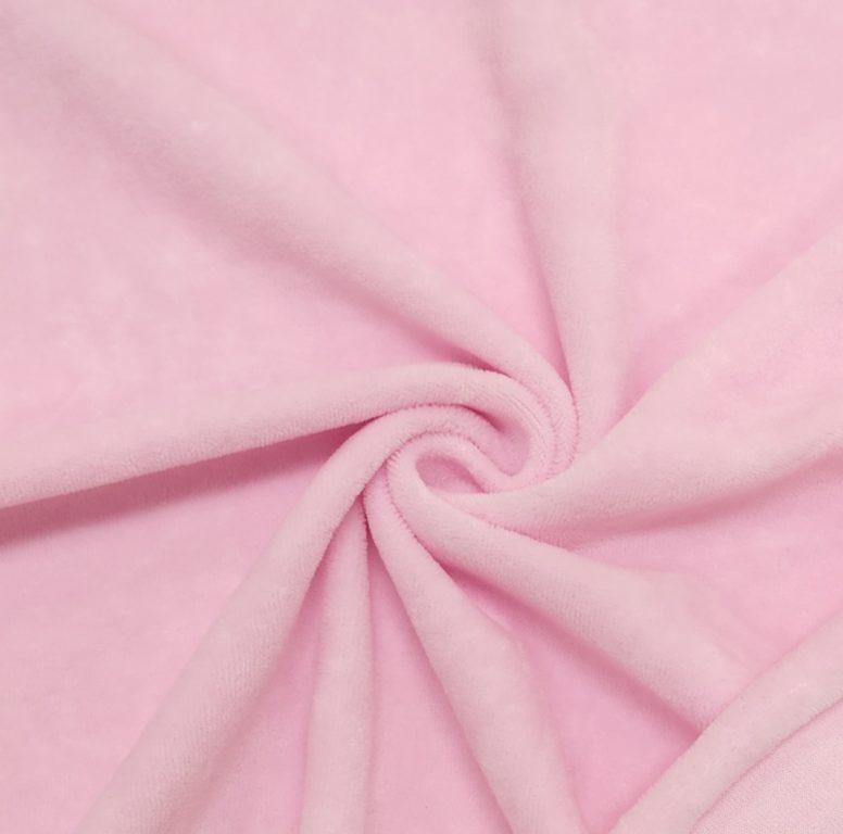 Хлопковый велюр цвет розовый - фото 1 - id-p215039822