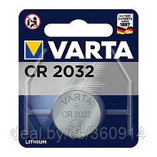 59877 Батарейка VARTA LITHIUM CR2032 3V (1 шт в упак.) 4008496276882