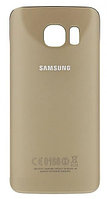 Задняя крышка Samsung Galaxy S6 edge G925/G925F/G925V (золотая) оригинал