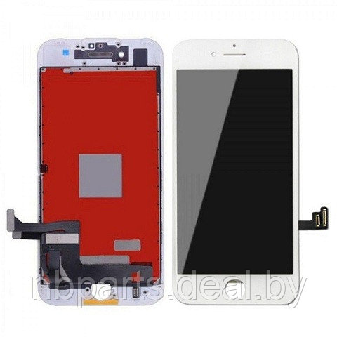 Дисплей для iPhone 7 Plus с рамкой крепления, (оригинал) белый LCD - фото 1 - id-p194637110