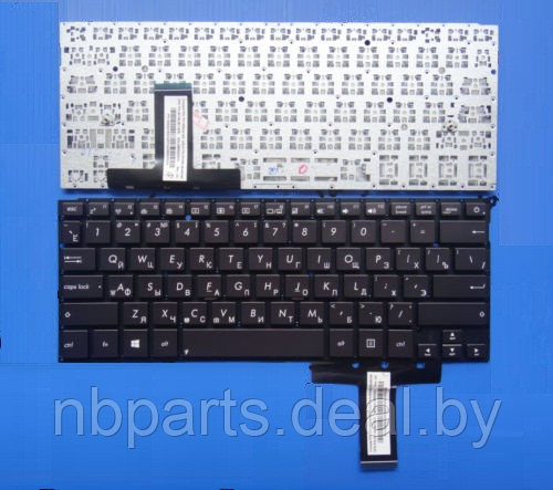 Клавиатура для ноутбука ASUS ZenBook UX31 чёрная, большой Enter, RU - фото 1 - id-p111773817