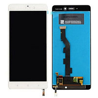LCD дисплей для Xiaomi Mi Note с тачскрином (белый) в раме LCD