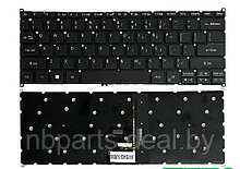 Клавиатура для ноутбука ACER Aspire R14 R5-471, чёрная, с подсветкой, RU