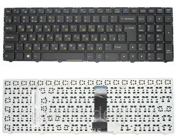 Клавиатура для ноутбука DNS Clevo WA50SFQ, чёрная, RU - фото 1 - id-p114707284