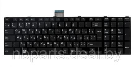 Клавиатура для ноутбука Toshiba Satellite L850, C850, чёрная, с рамкой, RU - фото 1 - id-p111763362