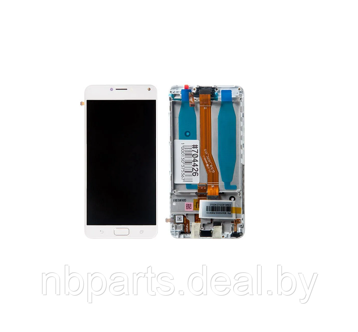 Дисплей Asus ZenFone 4 Max ZC554KL в сборе (Белый) Сервисный оригинал LCD ZC554KL - фото 1 - id-p174333276