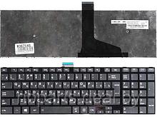 Клавиатура для ноутбука Toshiba Satellite C55-A, C-55D, чёрная, большой Enter, с рамкой, RU