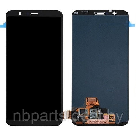 LCD дисплей для OnePlus 5T/One Plus 5T/OnePlus5T (черный) Оригинал-переклей LCD - фото 1 - id-p133156276