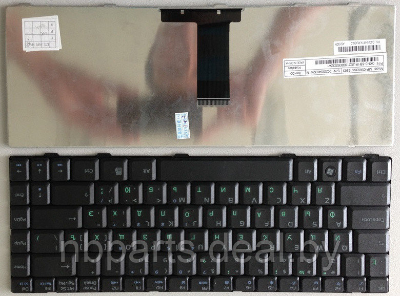 Клавиатура для ноутбука ASUS F80, чёрная, RU - фото 1 - id-p111776463