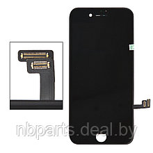 Дисплей для iPhone 7 с рамкой крепления, (Hancai) черный LCD