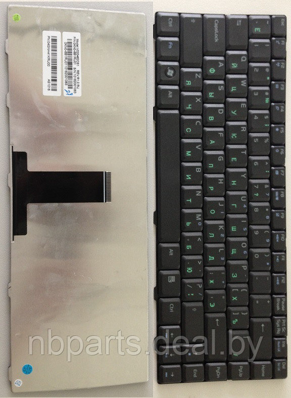 Клавиатура для ноутбука BenQ Joybook R45, чёрная, RU - фото 1 - id-p111776483