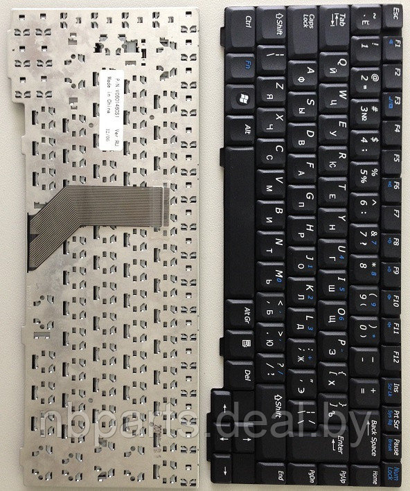 Клавиатура для ноутбука BenQ Joybook R56, чёрная, RU - фото 1 - id-p111776485