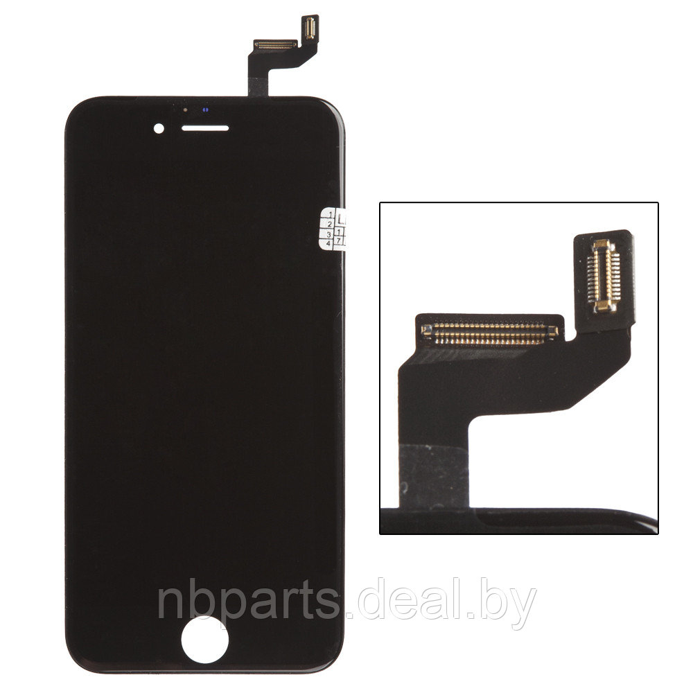 Дисплей для iPhone 6S с тачскрином (Hancai) черный LCD - фото 1 - id-p178654037