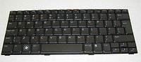 Клавиатура для ноутбука Dell Inspiron Mini 12, чёрная, большой Enter, RU