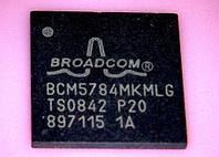 Broadcom BCM5784 BCM5784(BCM5784MKMLG), сетевой контроллер для ноутбука, корпус QFN-68